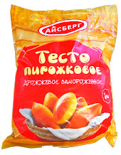 Тесто Айсберг пирожковое дрожжевое замороженное 1 кг