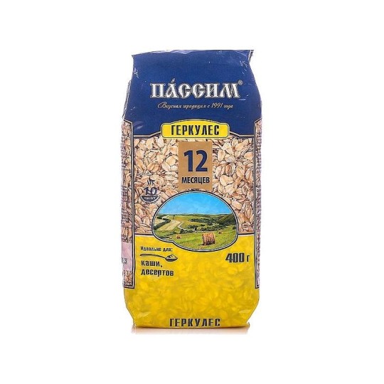 Овсяные хлопья геркулес Пассим 400 гр.