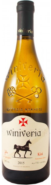Вино белое Winiveria Kisi полусладкое 0,75 л (Грузия)