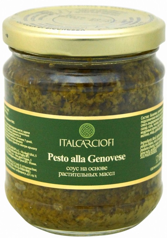 Italcarciofi Песто по Гэнуэзски - 212 мл.
