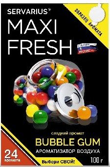 Ароматизатор под сиденье Maxi fresh bubble gum 