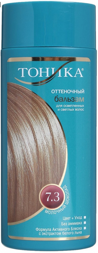 Бальзам для волос Тоника оттеночный 7.3 молочный шоколад 150 мл
