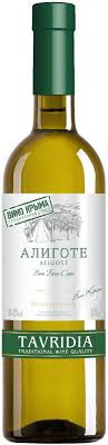 Вино белое Tavridia Алиготе сухое 0,75 л (Россия)