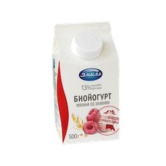 500Г БИОЙОГУРТ МАЛИНА