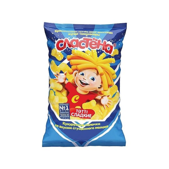Кукурузные палочки Сластена со вкусом сгущенного молока 120 г