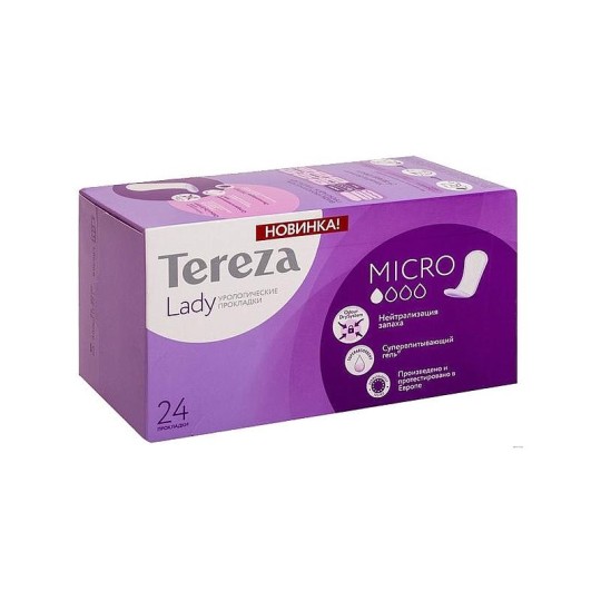 Прокладки урологические TEREZA LADY MICRO 24 шт