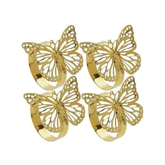 4ШТ КОЛЬЦО ДЛЯ САЛФЕТКИ