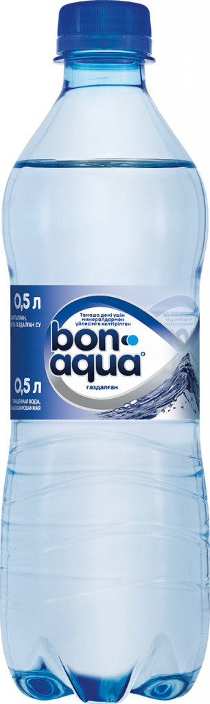 Вода BonAqua газированная 0,5 л