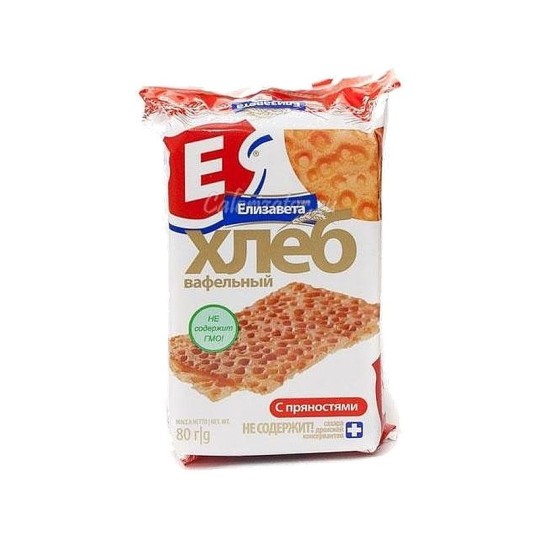 Елизавета Вафельный хлеб с Пряностями 80 гр