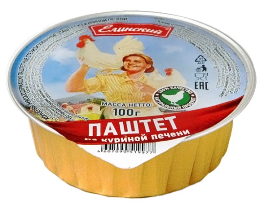 ЕЛИНСКИЙ |Паштет из куриной печени, 100 г