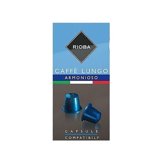 Кофе в капсулах Rioba Caffe lungo Armonioso 10 капсул X 5 гр 