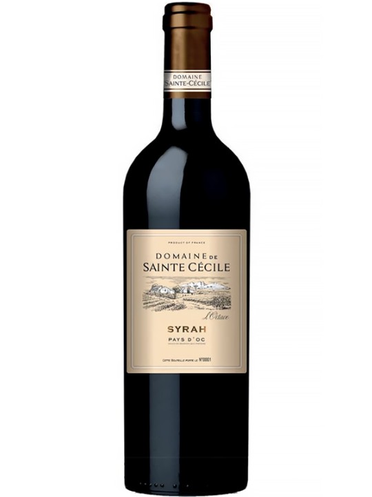 Domaine Sainte Cecile Сира 2016 красное сухое вино 0.75л (Франция)