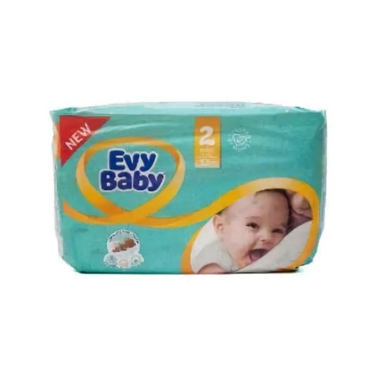 Подгузники детские Evy baby Creamy 2 mini 3-6 кг, 32 штуки