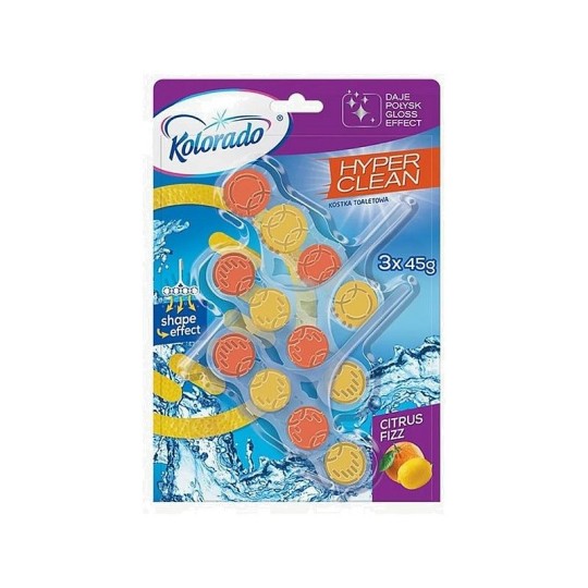 БЛОК Д/ТУАЛЕТА KOLORADO CITRUS FIZZ 3X45ГР