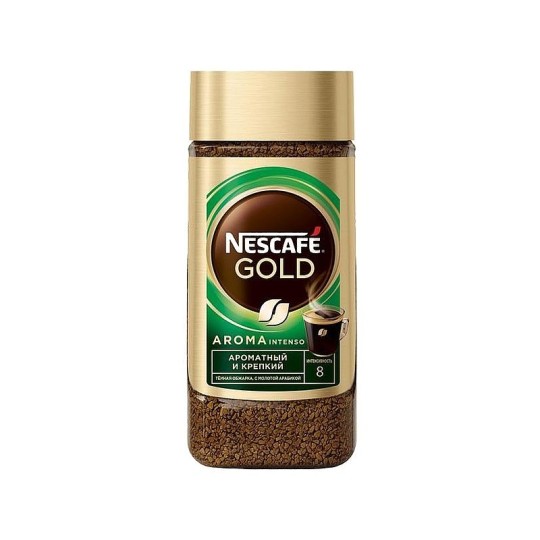 КОФЕ NESCAFE GOLD AROMA INTENSO РАСТВОРИМЫЙ 170ГР C/Б