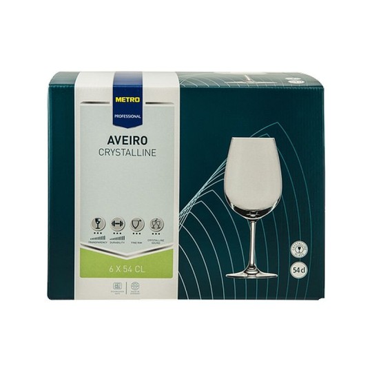 Бокал для вина Aveiro 540мл 6шт
