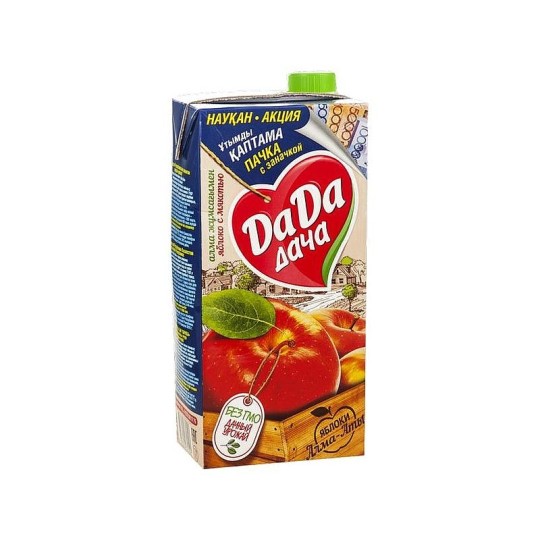 DaDa|Сок  Дача Яблоко с мякотью 1,93Л