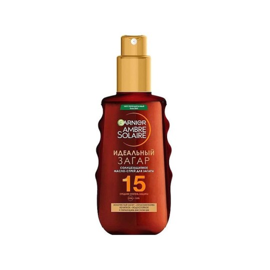 МАСЛО СПРЕЙ Д/ЗАГАРА GARNIER AMBRE SOLAIRE SPF 15 150МЛ