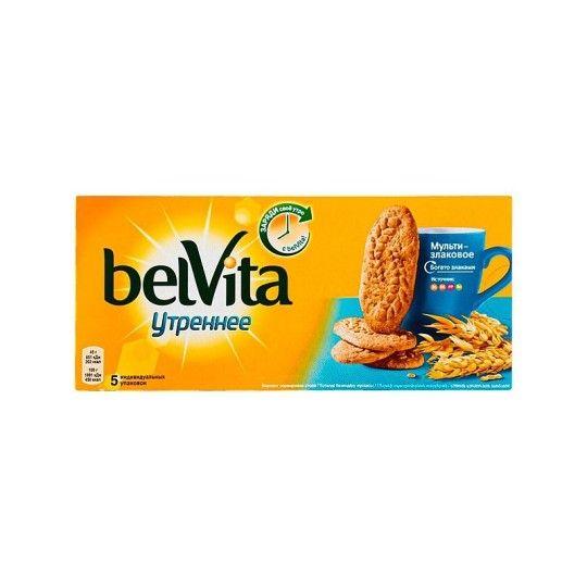 BELVITA| утреннее печенье витаминизированное "МУЛЬТИЗЛАКОВОЕ" 225г