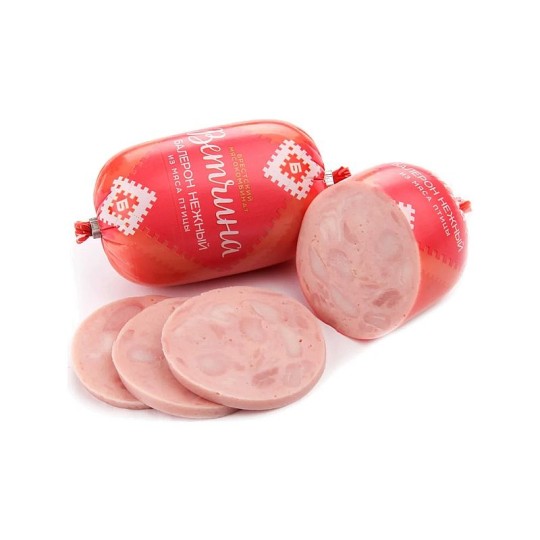 ВЕТЧИНА БМК БАЛЕРОН НЕЖНЫЙ ИЗ МЯСА ПТИЦЫ ВАР 450Г