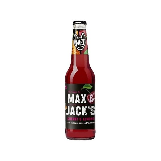 Пивной напиток Max&Jack's вишня миндаль 4,7% 0,4 л