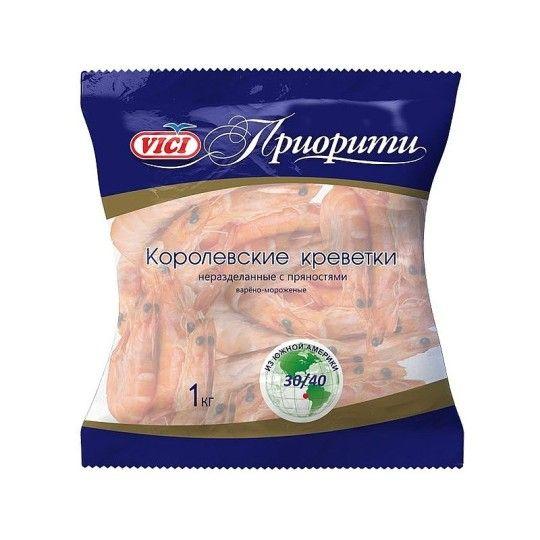 VICI|Королевские креветки в панцире в/м 30/40 «Приорити» 1000 Г