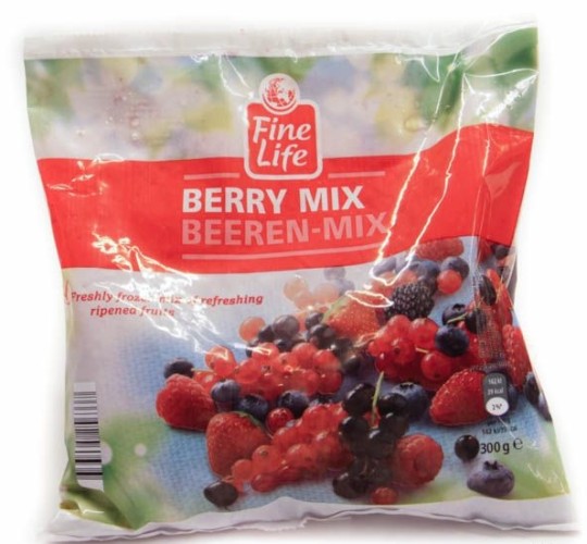 Ягодный микс Fine life замороженный, 300 гр.