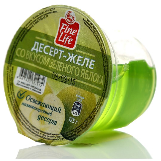 125Г ЖЕЛЕ СО ВКУСОМ ЯБЛОКА FINE LIFE