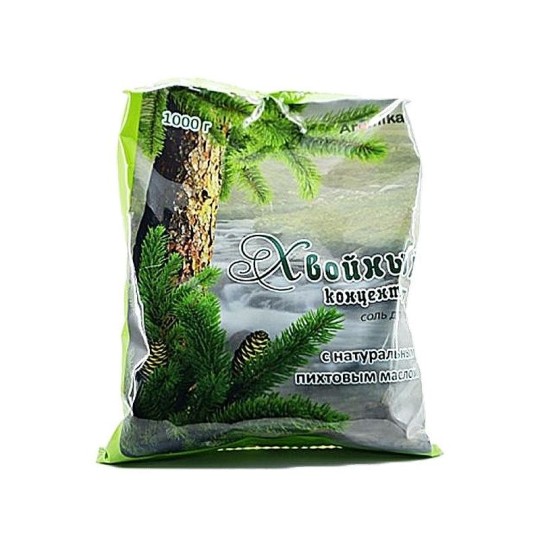 Соль для ванн "Аромика" Хвойный концентрат, с натуральным пихтовым маслом,1000 гр