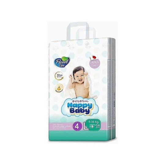 ПОДГУЗНИКИ HAPPY BABY №4 L 9-14КГ 54ШТ