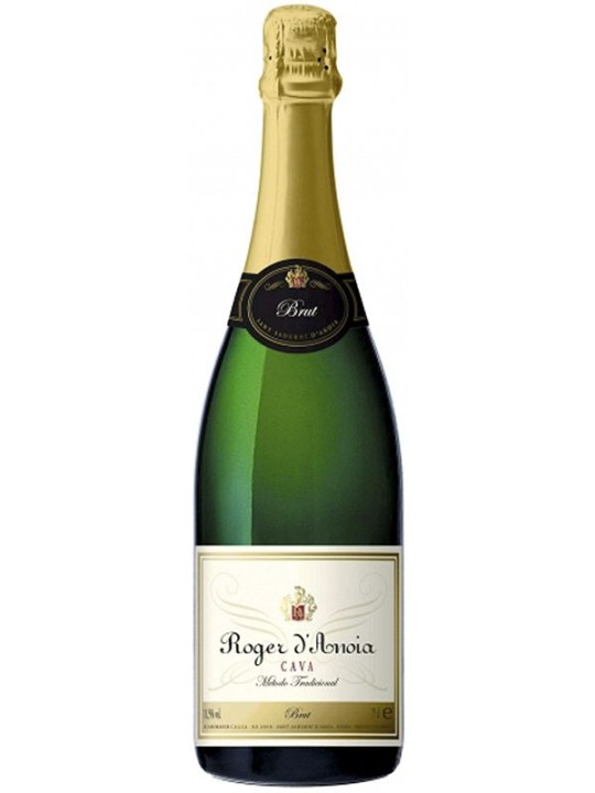 Roger D,Anoia Brut белое сухое вино 0,75л