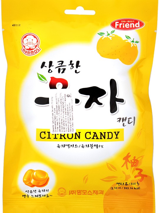 Карамель MAMMOS CITRON CANDY 100 г