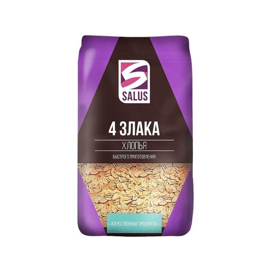  SALUS| СМЕСЬ ХЛОПЬЕВ 4 ЗЛАКА
