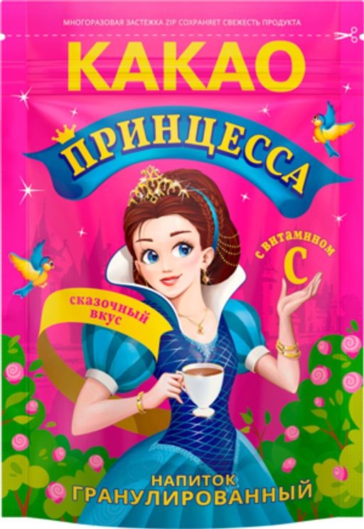 КАКАО ПРИНЦЕССА 150Г ZIP ПАК