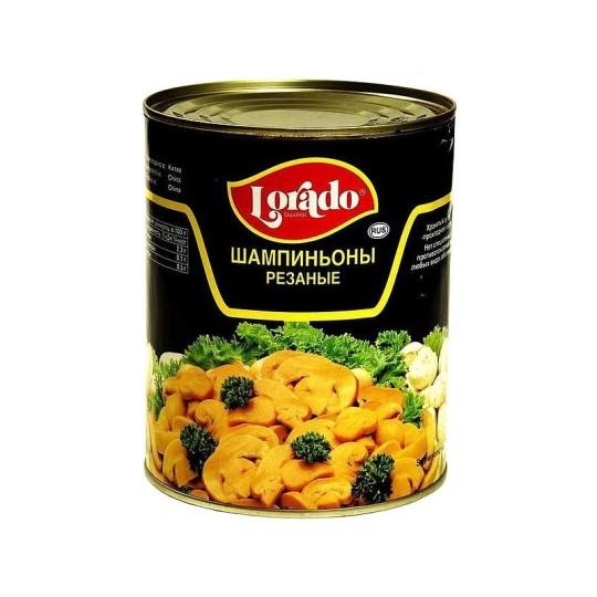 Шампиньоны Lorado Резаные 850мл