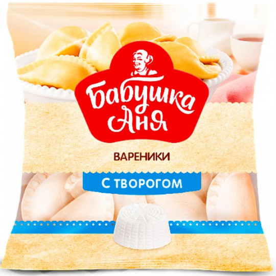 Бабушка Аня| Вареники  с творогом, 430 г