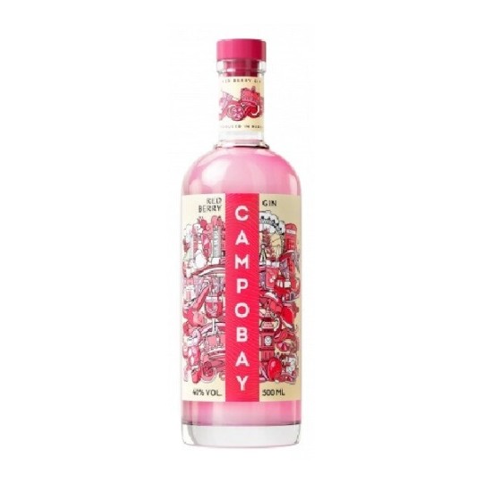 Джин Campobay Red Berry 40% 0,5 л