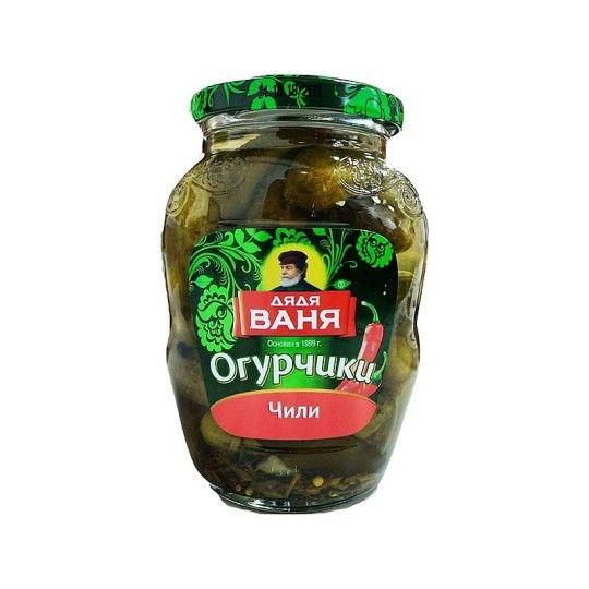 Дядя Ваня Огурчики  корниш Чили  350 мл.