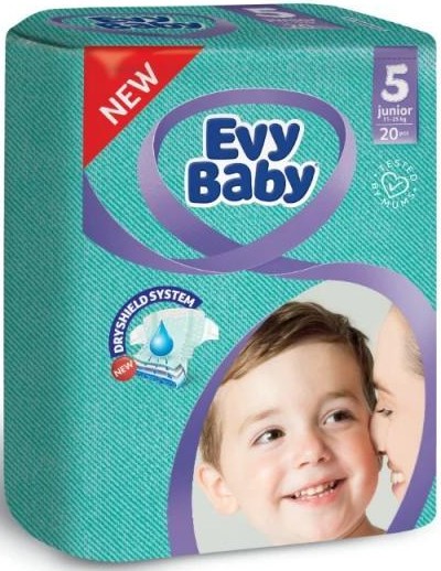 Подгузники детские EVY BABY JUNIOR 11-25 кг 20 шт