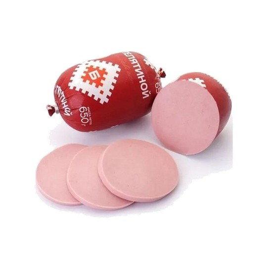 Брестский мясокомбинат| Колбаса "С ТЕЛЯТИНОЙ",650 гр