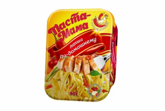 "ПАСТА МАМА" лапша быстрого приготовления курица острая по-домашнему 90 гр контейнер
