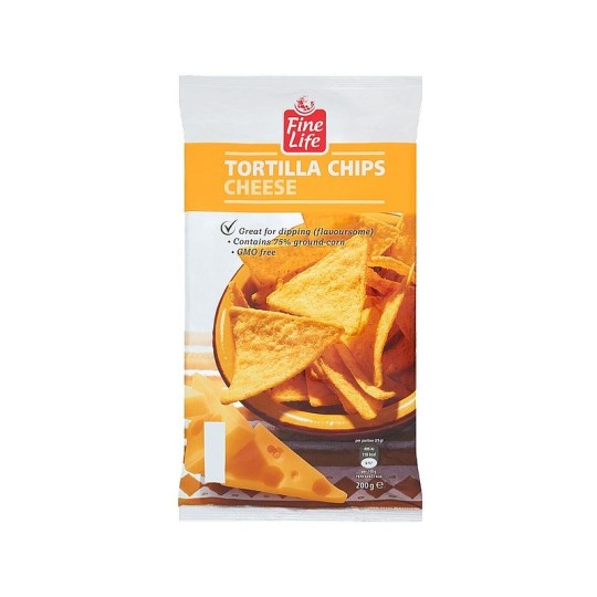 200Г КУКУРУЗНЫЕ ЧИПСЫ СЫРН FL