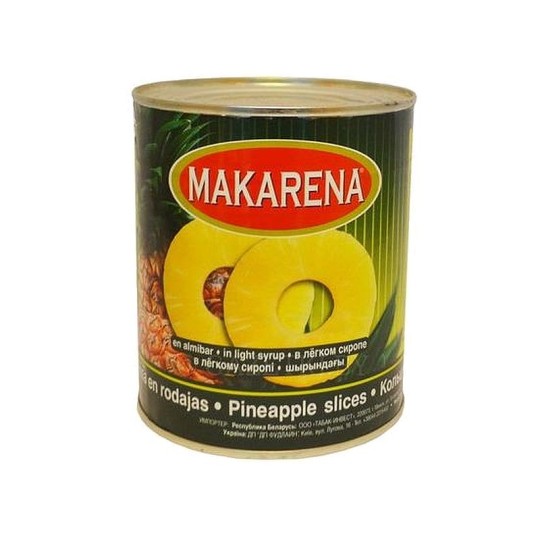 Ананасы Makarena кольца в сиропе 580 мл