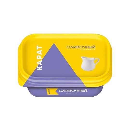 400Г Плавленый сыр КАРАТ сливочный