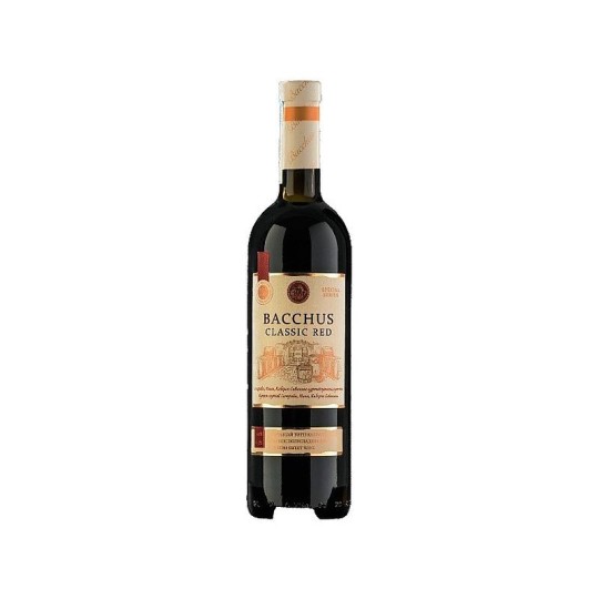 BACCHUS CLASSIC RED столовое красное п/сл. вино 0,75 Бахус