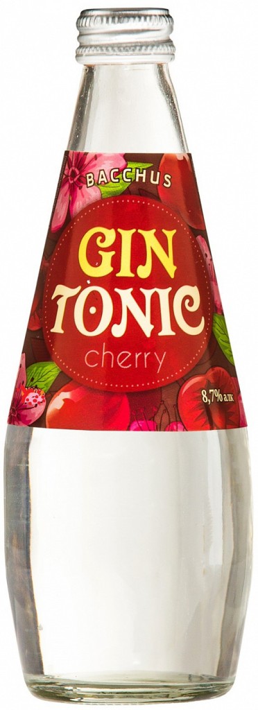 Джин-тоник Бахус вишня 0,7 л