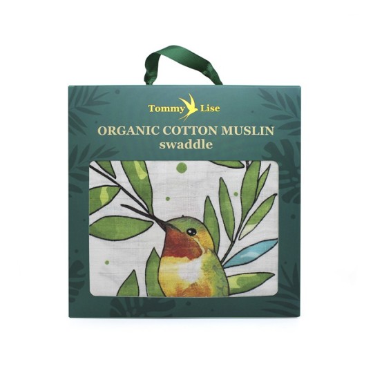 30. 701302 Муслиновая пеленка AIRY GRACE 120*120 см (100% орг.хлопок)