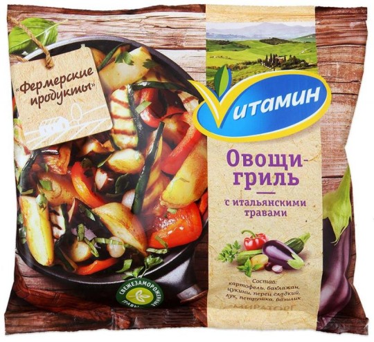 Овощи-гриль с итал.трав."Фермерские Продукты" 20*400 гр