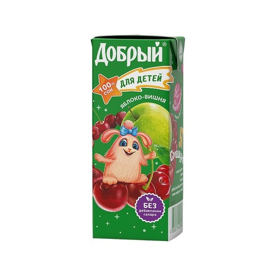 Добрый Яблоко-вишня 0,2л.