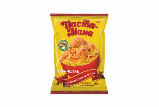 "ПАСТА МАМА" вермишель быстрого приготовления курица острая 60 гр